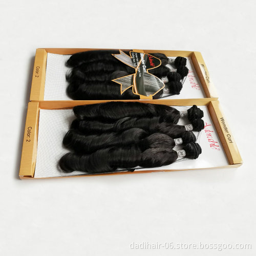 Adorable Box Locs Best Synthetic Weave Hair Weaves Big Curly,Black Heat Resistant Fiber Packet Hair Bundles Wonder Curl 4pcs